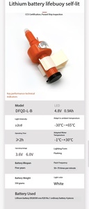 Lampe <span class=keywords><strong>de</strong></span> <span class=keywords><strong>sauvetage</strong></span> rechargeable à batterie au lithium orange à faible consommation et longue durée <span class=keywords><strong>de</strong></span> vie <span class=keywords><strong>pour</strong></span> équipage <span class=keywords><strong>de</strong></span> yacht et <span class=keywords><strong>bateau</strong></span> - Product Image 6
