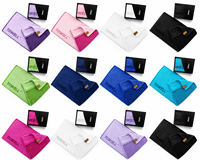 Serviette de sport tissée personnalisée avec logo, fermeture éclair, séchage rapide, écologique, avec poche magnétique pour banc de gym, en coton, pour la transpiration, vente en gros