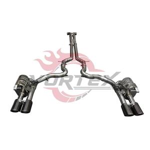 VORTEX 304 Acier inoxydable poli miroir 1,5 mm Échappement Catback Valvetronic pour Porsche Panamera 971 2016-2024 Fixation directe - Product Image 1
