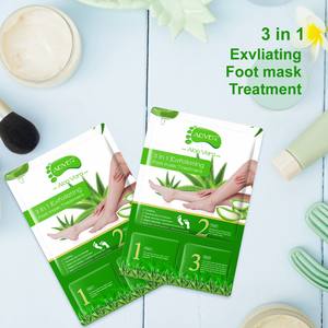 アリバー アロエエキス 角質除去フットマスク 死んだ皮膚細胞除去 粗いかかとケア 美容 アロエフットマスク - Product Image 6
