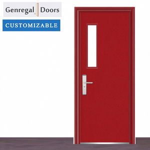 Porte Tagliafuoco in Acciaio Tradizionali EN1634 con Resistenza al Fuoco di 2 Ore, Barra Antipanico e Chiudiporta Automatico per Uscite di Emergenza - Product Image 2