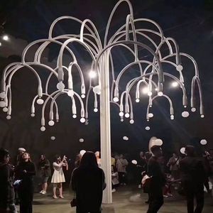 Centro de Recreación de publi para jardín, Centro de Recreación de flores de niebla de árbol escultórico, burbujas de árbol en venta - Product Image 2