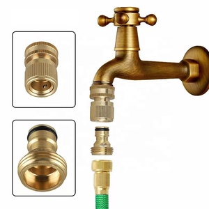 Adaptateur de robinet d'eau de jardin en <span class=keywords><strong>laiton</strong></span> de 3/4 "connecteur <span class=keywords><strong>tuyau</strong></span> d'<span class=keywords><strong>arrosage</strong></span> à adaptateur de robinet raccords de <span class=keywords><strong>tuyau</strong></span> d'eau - Product Image 3