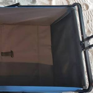 Blu OEM strumenti personalizzati ruote Design maniglia piattaforma freno camion la migliore vendita pesante Trolley magazzino carrello Cargo nuovo - Product Image 2