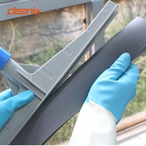 Kode warna tugas berat komersial luar ruangan Squeegee profesional beton pembersih lantai basah dengan pisau karet tahan minyak - Product Image 4