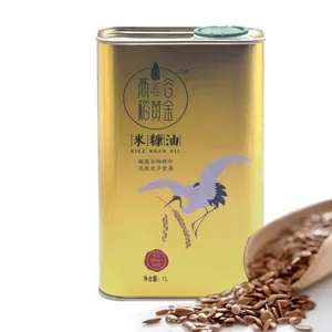 Custom Print 250ml To 20 L Food Grade Edible Cooking Tin Oil Metal Can