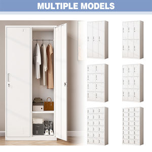 Ropero Armario de Acero para <span class=keywords><strong>Ropa</strong></span> y Almacenamiento | Clósets de Diseño Moderno para Dormitorio - Product Image 5