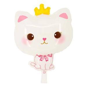 Ensemble de ballons en aluminium pour maison de poupée Gabby Cartoon-Angel Cat-Jouet pour enfants-Ballon de décoration d'anniversaire. - Product Image 5