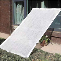 Filet d'ombrage agricole 100 % neuf en HDPE blanc, stabilisé aux UV, pour serre et ferme, avec taux d'ombrage personnalisé