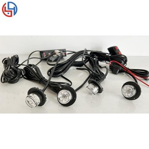 DC12-24V Hideaway ánh sáng nhấp nháy Kit 3W 8 <span class=keywords><strong>LED</strong></span> Hide đi Strobe cảnh báo đèn <span class=keywords><strong>15</strong></span> MÔ hình nhấp nháy atuo <span class=keywords><strong>LED</strong></span> Hideaway Bộ dụng cụ ánh sáng - Product Image 1