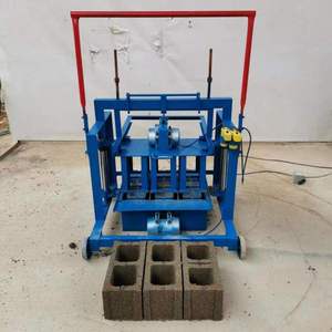 110V 2 lỗ rỗng nhỏ bê tông Máy làm gạch Hướng dẫn sử dụng khối xi măng máy làm cho xây dựng - Product Image 4