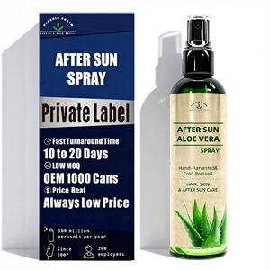 Spray de Aloe Vera 99% Puro Prensado en Frío con Vitamina C y E, Bruma Facial, Hidratante para <span class=keywords><strong>el</strong></span> Cabello, Alivio para Quemaduras Solares, Cuidado Post-Solar, Loción Corporal - Product Image 1