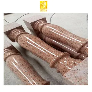 Goedkope Chinese Graniet Productie Rood Graniet Reling Graniet Balusters