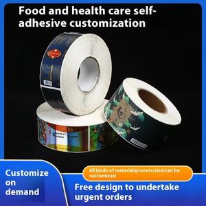 Etiqueta Adhesiva Personalizada de Alta Calidad, Impermeable, de Papel Sintético, en Rollo Rectangular, con Impresión de Logotipo para Botellas de Jugo y Vino - Product Image 4