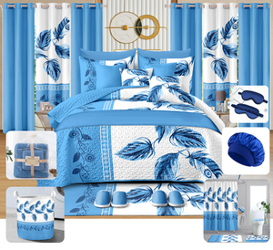 Ensemble de literie de luxe King Size 30 pièces, ensemble de couette, vente chaude aux États-Unis et au Canada - Product Image 3