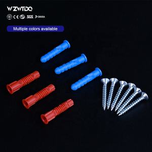 Perno de anclaje de cuña de hormigón duradero de PE al por mayor, diferentes tamaños, tipos completos, anclajes y tornillos de pared de plástico para paneles de yeso, Kit de tornillos para - Product Image 4