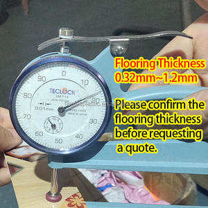 Revêtement de <span class=keywords><strong>sol</strong></span> noir et <span class=keywords><strong>blanc</strong></span> PVC vinyle plastique revêtement de <span class=keywords><strong>sol</strong></span> feuille de rouleau tapis en caoutchouc tapis Tikar Getah Simili Linoléum - Product Image 2