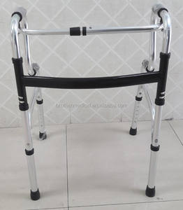 Déambulateur pliable en aluminium Brother Medical pour personnes handicapées, équipement médical durable - Product Image 3