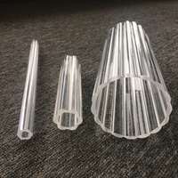 Cylindre de réservoir rond en plastique PMMA, Tube en acrylique transparent en forme de fleur, pour éclairage au hall d'entrée d'hôtel