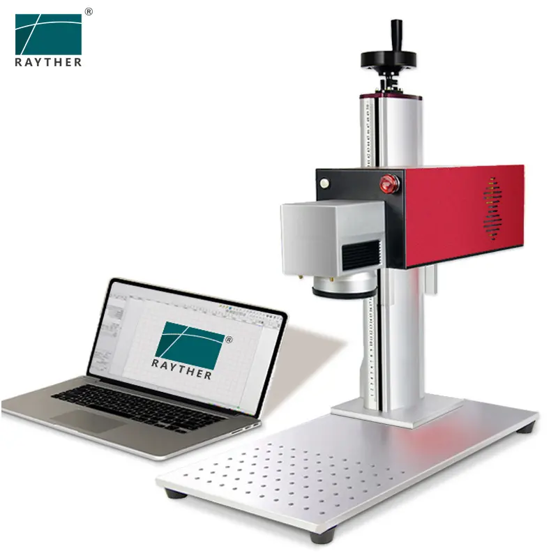 Mesin penanda Laser serat portabel Mini 20W baru 2023 cocok untuk toko
