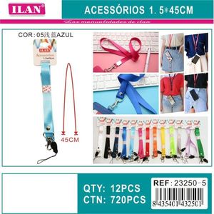 Accessori ILAN Cordino 1.5x45Cm per Carta d'Identità e Telefono - Product Image 1