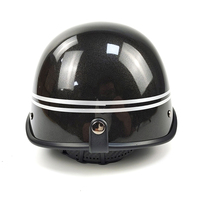 Casque de vélo visage ouvert Vintage moto demi-coque casque hommes et femmes cyclomoteur Scooter casquette casques pour adultes
