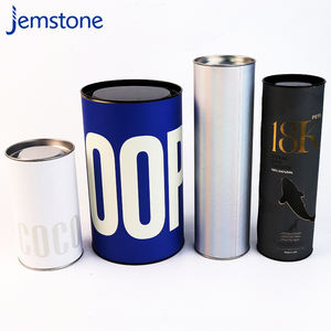 Rapid Prototyping Eco-friendly Materials Biodegradable <b>Paper</b> Tube Box Packaging With Custom logo - Product Image 1