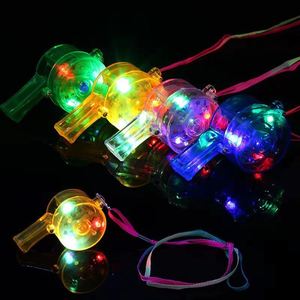 Nhựa còi Đồ chơi Led Light up Glow còi với dây buộc Vòng cổ vui vẻ bên ủng hộ cho trẻ em và người lớn - Product Image 6