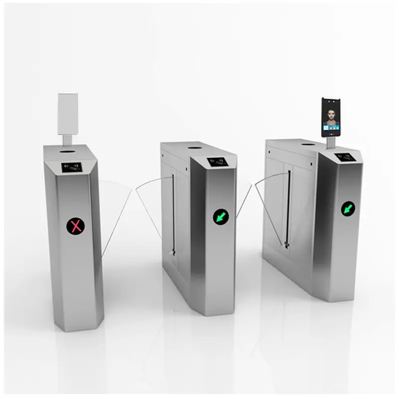 Security Electronic Face Recognition Speed Gate Turnstile Fast Speed Barrier Gate Nfc Turnstile For Factory Residential Hotel