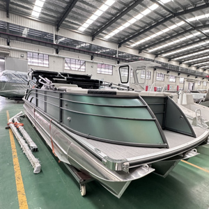 <span class=keywords><strong>Bateau</strong></span> ponton <span class=keywords><strong>de</strong></span> luxe Allhouse, 27 pieds, <span class=keywords><strong>en</strong></span> alliage d'aluminium soudé, haute vitesse, style sport, personnalisé pour la pêche et les excursions, <span class=keywords><strong>en</strong></span> <span class=keywords><strong>vente</strong></span> - Product Image 3