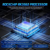 Console de jeu portable RG52 MINI RK3562 WiFi avec écran IPS 5,5'', système double RGBOX & Linux, lecteur de jeux vidéo portable avec sortie TV