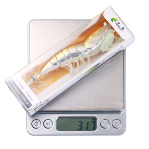 Atacado SJ026 12cm 20g 3.5 # Água salgada Luminosa Camarão Forma Iscas Squid Jig Iscas de pesca com pés macios - Product Image 5
