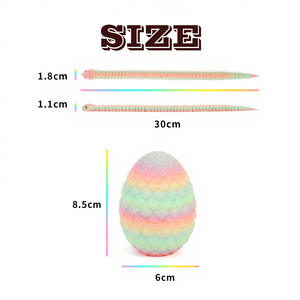 Set di Uova di Drago Viper Stampate in 3D in PLA, Giocattolo Articolato per Bambini, Regalo per Pasqua, Vendita all'Ingrosso - Product Image 2