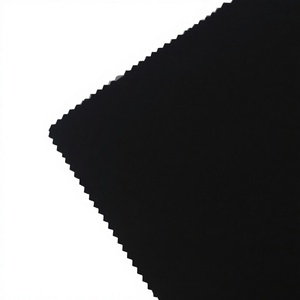 Tela Tejida 100% Algodón Teñida de Negro, Textil de Color Sólido para Prendas, Camisas, Vestidos y Ropa - Product Image 1