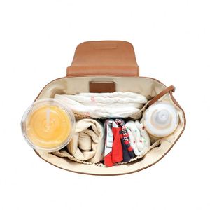 Sac de rangement pour couches de bébé, fabriqué en usine BSCI, avec sangles réglables, logo personnalisé, luxe, portable, en nylon PU, universel, pour maman, organisateur de poussette - Product Image 3