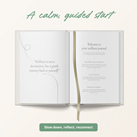 Carnet de Manifestation de Bien-être, Journal de Pleine Conscience et de Soins Personnels, avec Couverture Rigide Personnalisée et Reliure Spirale