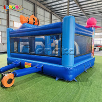 Château gonflable thème requin océanique Hpfburg pour enfants, prix d'usine