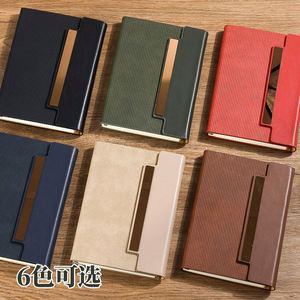 A5 PU Notebook Hardcover Magnetic Buckle High Quality Business Diary Enterprise Customized LOGO Personalized Business <b>Gifts</b> - Product Image 3