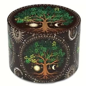 2025 Vente chaude pas cher prix 40 50 55 63mm broyeur de tabac et d'herbes pot de meulage impression couleur broyeur en alliage de Zinc - Product Image 1