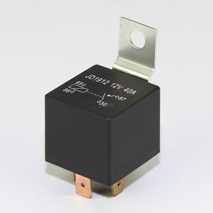 JD1912 30A 12V/24V relais DC automobile 4 broches relais en plastique de puissance de voiture miniature support fixe charge de Contact haute puissance scellée" - Product Image 5