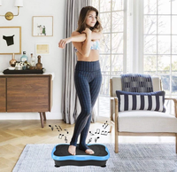 Plaque vibrante électromagnétique verticale 4D Crazy Fit Gym pour amincissement corporel, machine d'exercice à usage domestique, capacité 120 kg