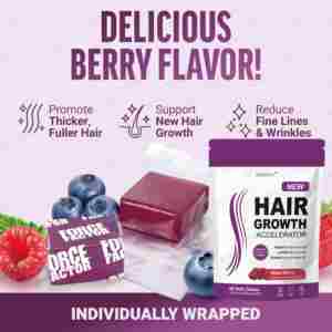 LDJ OEM Personnalisé Accélérateur de Croissance des Cheveux Doux à Mâcher Vitamine Minérale Biotine Arginine Silicate pour Adultes Nouveau Support de Cheveux - Product Image 4