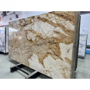 Dalle en marbre Calacatta Gold pour îlot de cuisine, table basse, hôtel et villa, applications murales et de sol décoratives, produit de carrelage - Product Image 1
