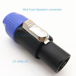 ขั้วต่อลำโพงแบบปลั๊กทองแดง Utech ปี 2026 รุ่น NL4 ขาเสียบ Speakon ตัวผู้ 4 ขั้ว 2 ขา สำหรับเสียงและวิดีโอ รุ่น UT-<span class=keywords><strong>SPM</strong></span>-03 - Product Image 3