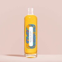 Venta al por mayor de lujo personalizado botella de aceite de oliva Vodka licor botella de vidrio alimentos aceite corcho para aceite