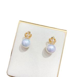 Accessoires en argent S925 pour la création de bijoux, porte-clous d'oreille vides en perles de 4 mm, style simple, trouvailles de bijouterie pour la fabrication de bijoux - Product Image 4