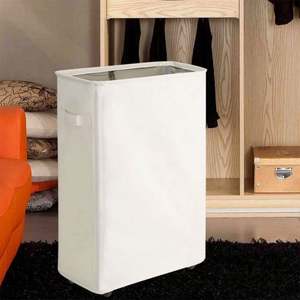 Heavy Duty Foldable <b>Laundry</b> Hamper <b>Basket</b> Bin Household Storage with <b>Wheels</b> for Clothing Felt and PC Material - Product Image 5
