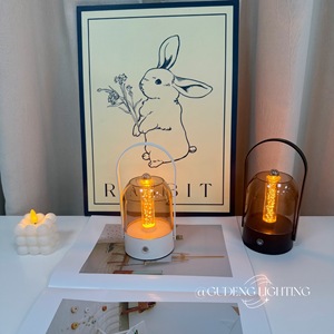 Lampe de camping créative transfrontalière, portable et rechargeable, avec corde de suspension, lumière d'ambiance pour chambre à coucher et table de chevet - Product Image 1