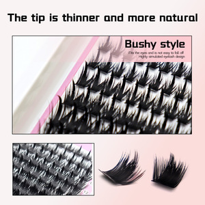 Manga <b>Lash</b> <b>Clusters</b> Dense Spikes Wispy <b>Cluster</b> Eyelash Extensions Mix length Fluffy Eyelashes Individual <b>Lash</b> Extension - Product Image 2