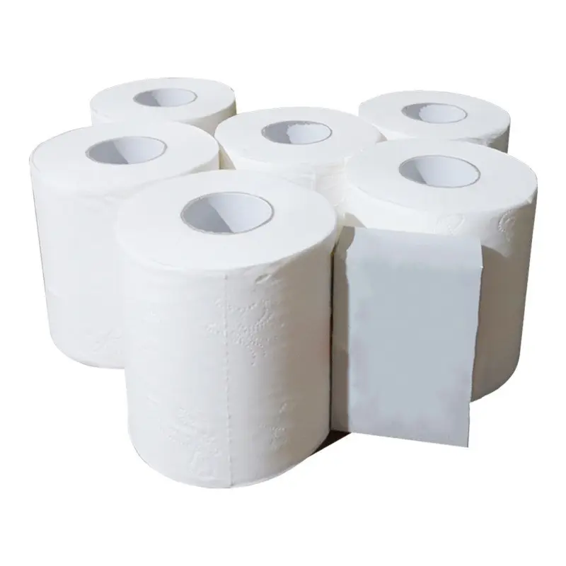 Factory Virgin Embossed Hotel Toliet Paper Toilet Rolls Paper Tissue Wholesale China 2/3/4ply Customized FSC Recycled Option